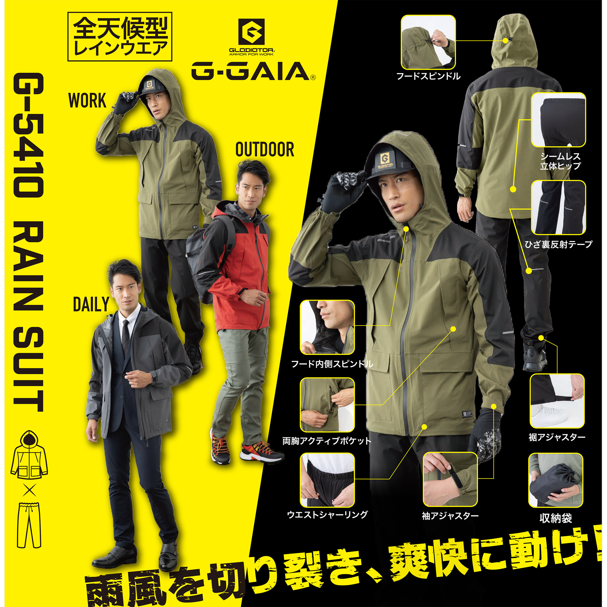 ショッピング通販 ＴＲＵＳＣＯ 高耐候・軽量ストレッチレインウェア ネイビー Ｌ [TRESWLNV] 作業服 FONDOBLAKA